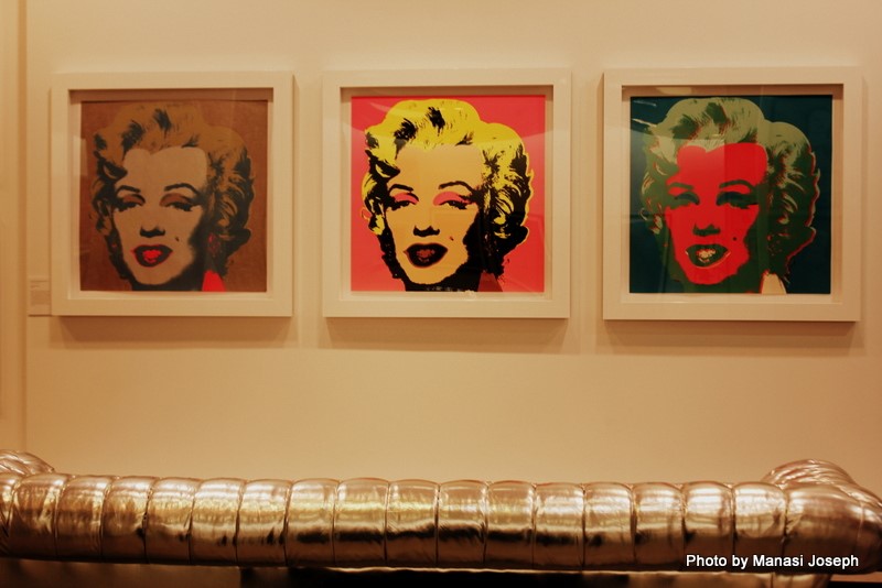 The Silkscreen prints depicted here are from The Marilyn Diptych series